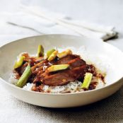 GINGER & HOISIN DUCK w/GLASS NOODLES